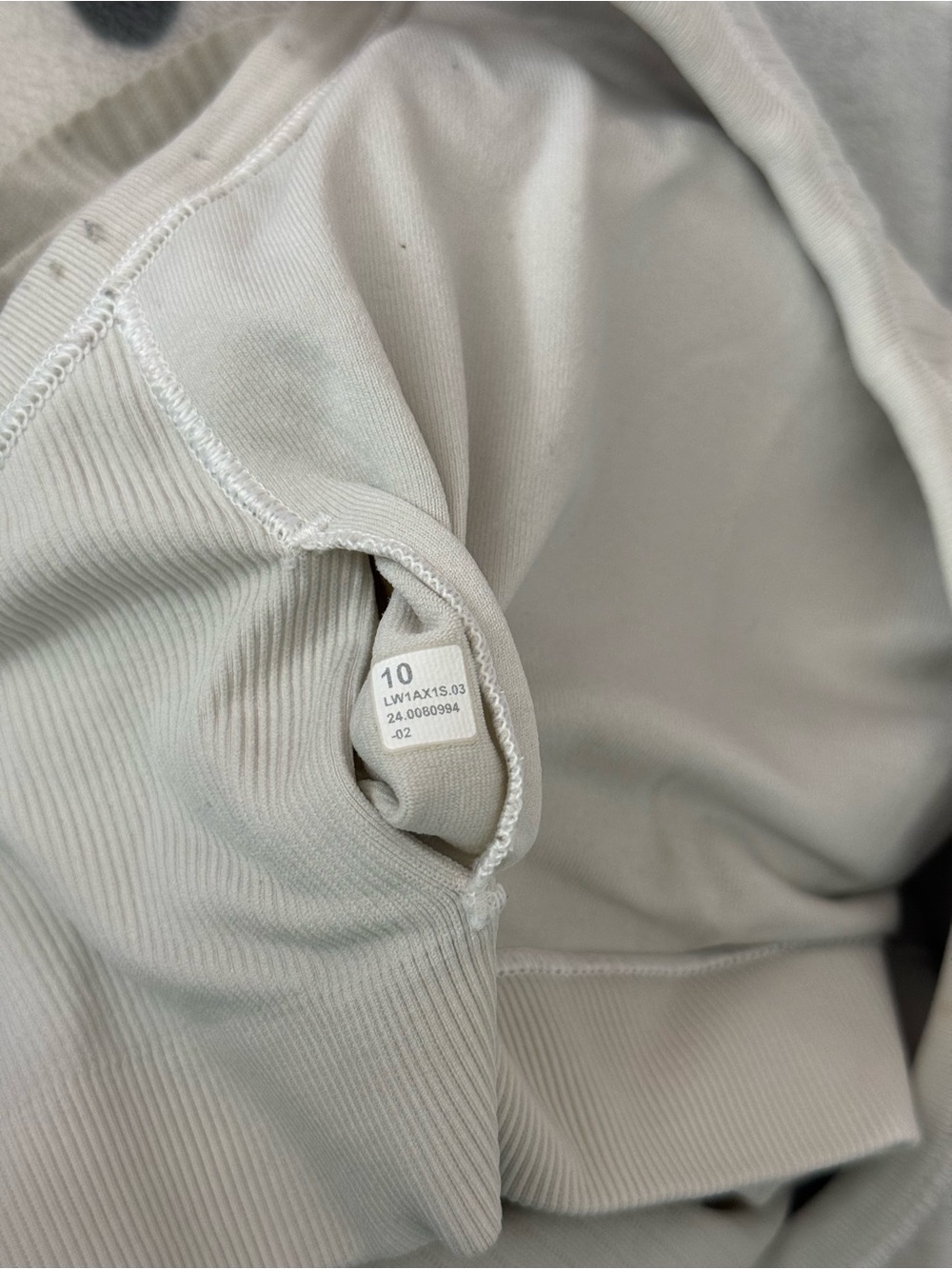 lululemon athletica White Ribbed Racerback Tank - Picture 5 of 5